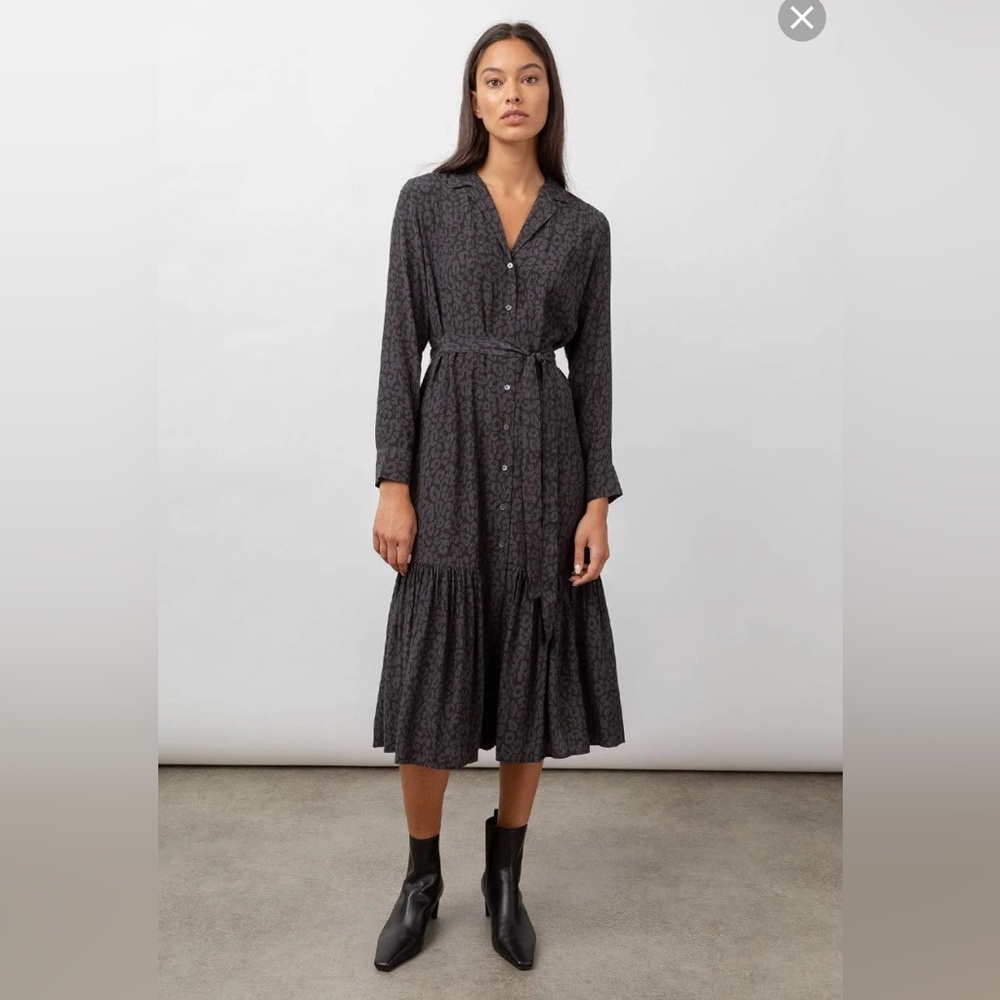 Rails Beatrice Dress in Charcoal/Black XS